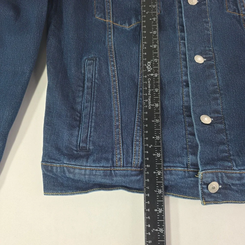 Levi's Mens Standard Trucker Jacket Dark Wash Indigo Denim Size M